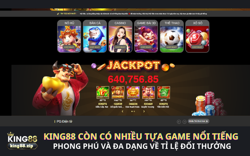 Các Tựa Game Phong Phú Đa Dạng Với Tỷ Lệ Đổi Thưởng Lớn