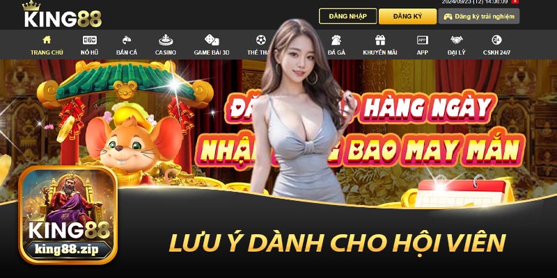 Lưu Ý Dành Cho Hội Viên Khi Liên Hệ King88